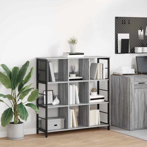 Рафт за книги 9 нива 102 x 32 x 104,5 см Инженерна дървесина
