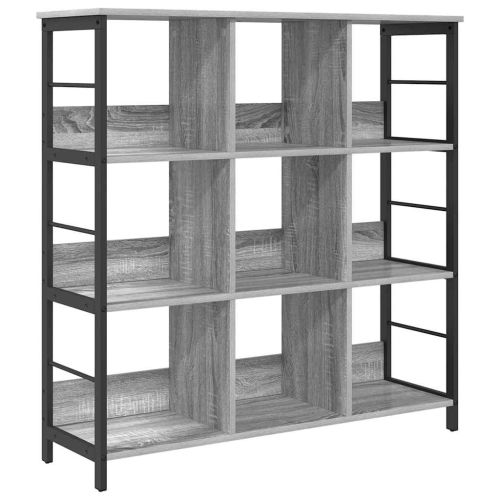 Рафт за книги 9 нива 102 x 32 x 104,5 см Инженерна дървесина