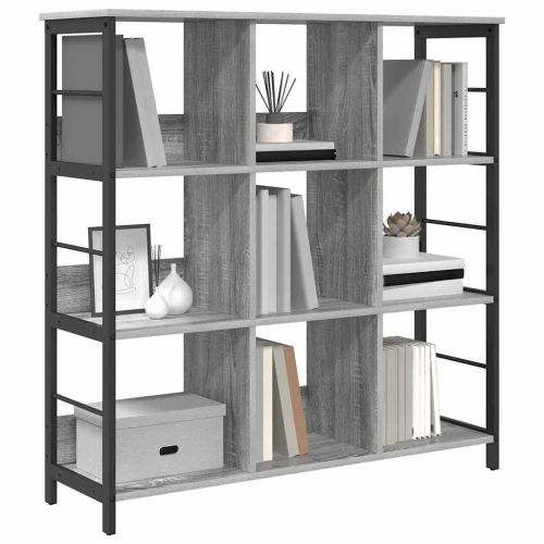 Рафт за книги 9 нива 102 x 32 x 104,5 см Инженерна дървесина