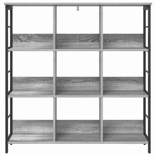 Рафт за книги 9 нива 102 x 32 x 104,5 см Инженерна дървесина