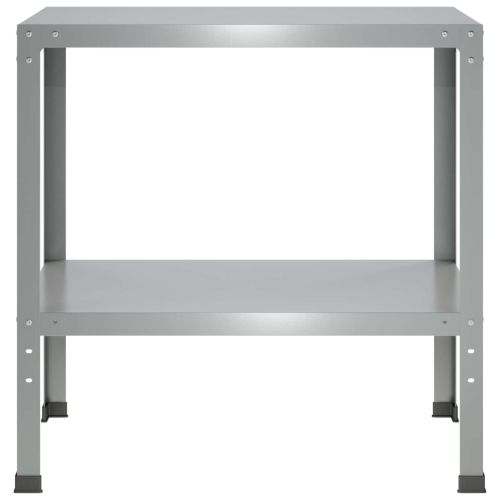 Маса за засаждане 60 x 50 x 80 см Поцинкована стомана Сребристо