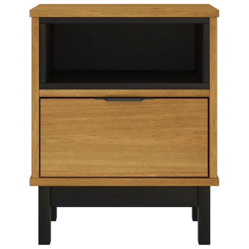 Нощно шкафче FLAM 40x35x50 см бор масив