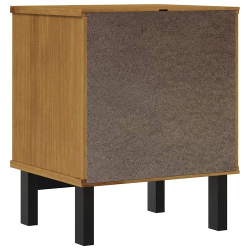 Нощно шкафче FLAM 40x35x50 см бор масив
