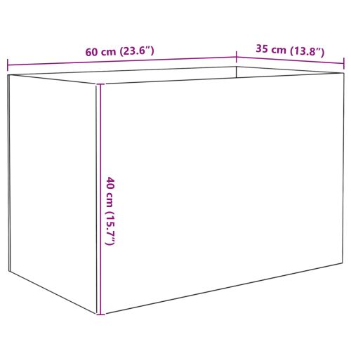 Аквариум със съхранение Прозрачен 60 x 35 x 40 см Стъкло