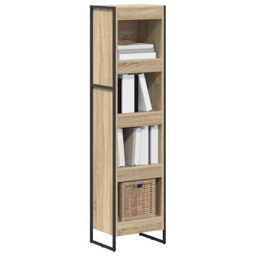Шкаф за книги 40 x 30 x 155 см Инженерна дървесина Сонома