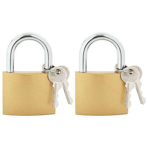 U Lock с ключове 2 бр. Месинг Желязо