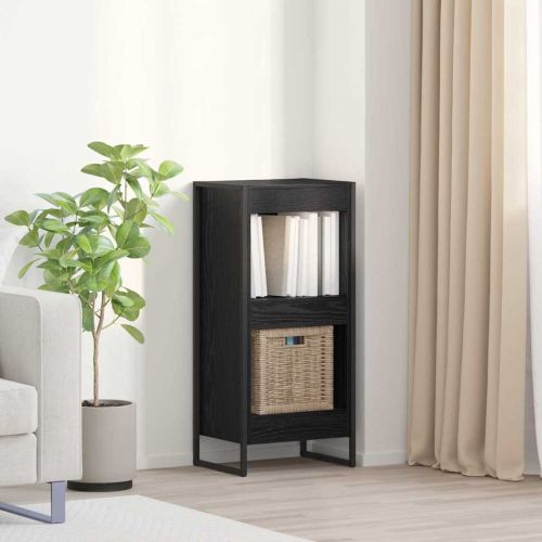 Шкаф за книги 40 x 30 x 86,5 см Инженерна дървесина Черния дъб