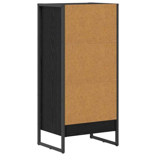 Шкаф за книги 40 x 30 x 86,5 см Инженерна дървесина Черния дъб