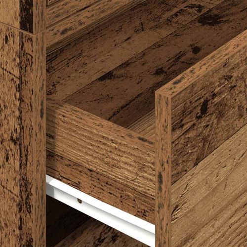 Шкафове с 4 чекмеджета 2 бр 60x31x40 см инженерно дърво