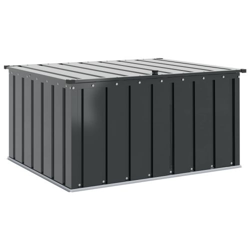 Кутия за съхранение в градината Черно 101 x 82 x 50 см Стомана
