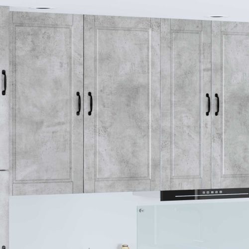 Стенен шкаф PORTO Циментено сиво 50 x 31 x 100 см