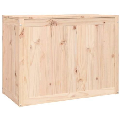 Кутия за пране, 88,5x44x66 см, борово дърво масив