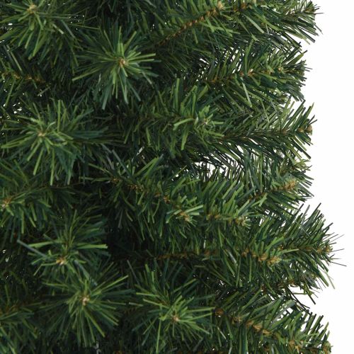 С изкуствено коледно дърво с 300 LED светодиода Зелен 210 cm