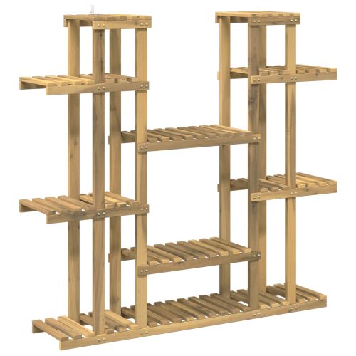 Стойка за растения Бяло 123 x 25 x 114,5 см