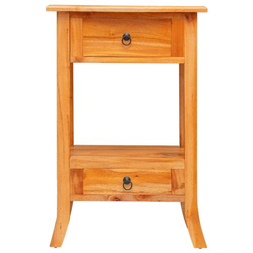 Конзолна маса с чекмедже Естествен 50,5 x 30 x 75,5 см