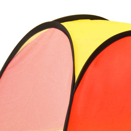 Детска палатка за игра с 250 многоцветни топки 255x80x100 см