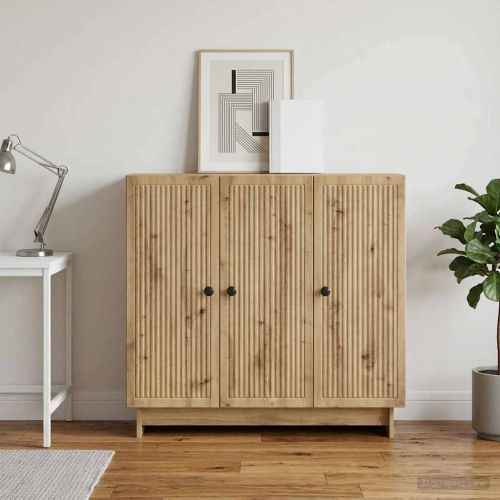 Служебен шкаф Дъб артизан 89 x 34,5 x 80 см Инженерна дървесина