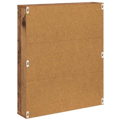 Етажерка за списания с рафт Старо дърво 60 x 12 x 70 см