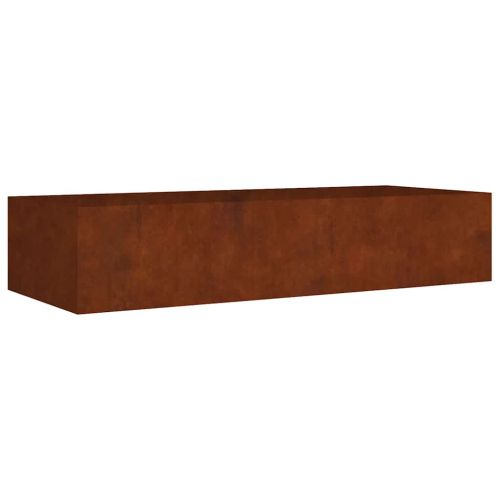 Градинска повдигната леха 200x80x40 см кортенова стомана
