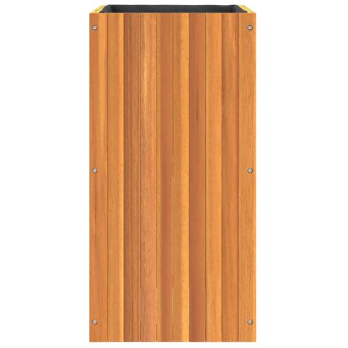 Градинска кашпа 45x45x90 см масивна акация