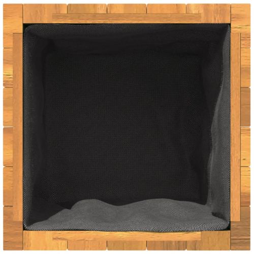 Градинска кашпа 45x45x90 см масивна акация