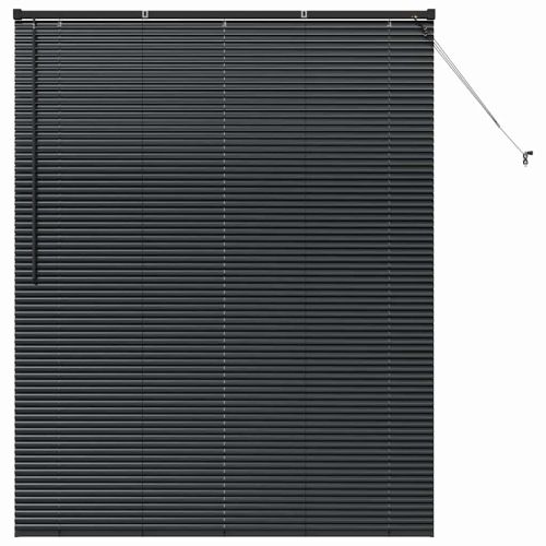 Венецианска щора Черно 175 x 150 см 25 мм Алуминий