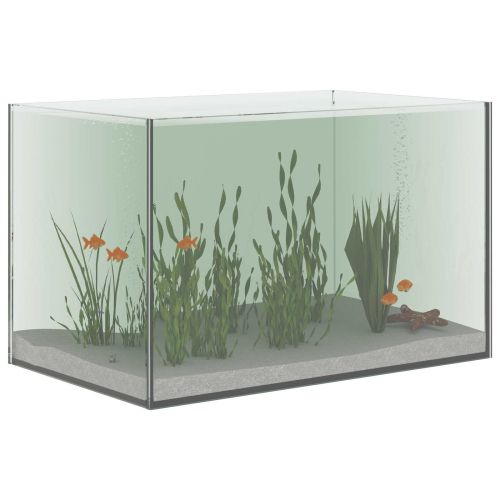 Аквариум със съхранение Прозрачен 40 x 25 x 25 см Стъкло