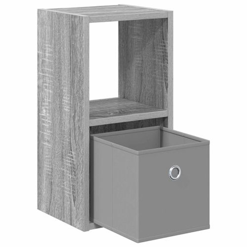 Нощно шкафче 2 бр. Сив Сонома 25,5 x 22 x 49,5 см
