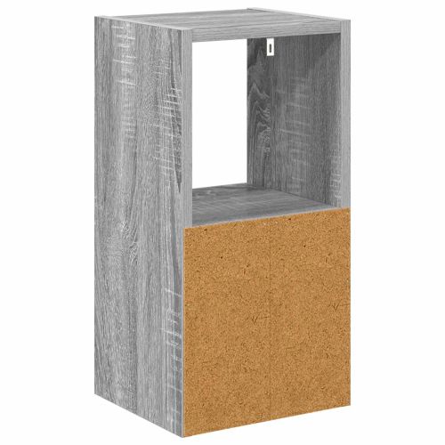 Нощно шкафче 2 бр. Сив Сонома 25,5 x 22 x 49,5 см