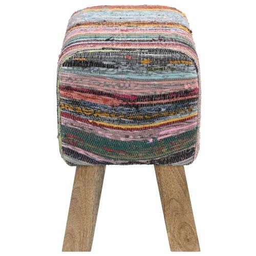 Пейка 60 x 30 x 45 cm Естествена кожа Многоцветен
