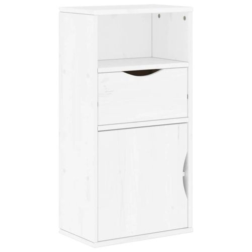 Страничен шкаф с чекмедже ODDA White 40x24x79 cm