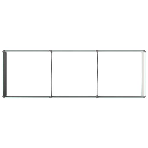 Вдигната леха за градина Зелено 240 x 80 x 24 см