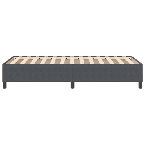 Платформено легло Тъмен сив 90 x 200 cm Кордюрова тъкан