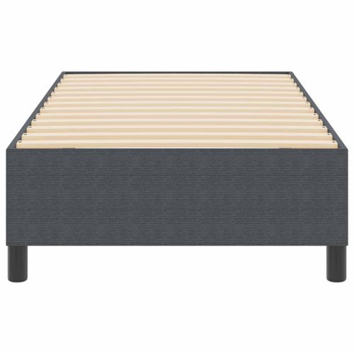 Платформено легло Тъмен сив 90 x 200 cm Кордюрова тъкан