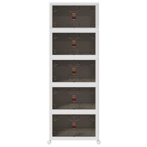 Кутия за съхранение с колела на 5 нива 75 L 64x40x179 cm