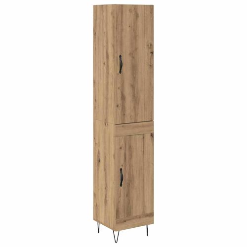 Висок шкаф Дъб 34,5 x 34 x 90 см Инженерна дървесина