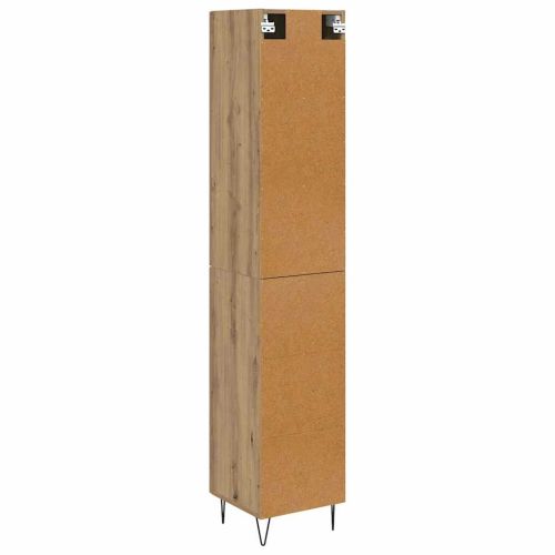 Висок шкаф Дъб 34,5 x 34 x 90 см Инженерна дървесина