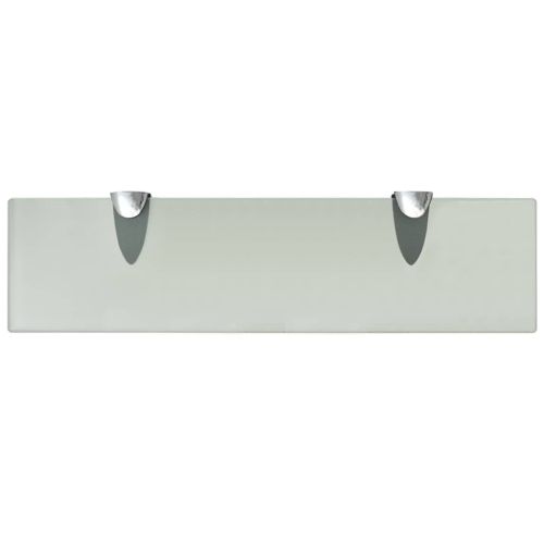 Подвижни рафтове, 2 бр, стъкло, 40x10 см, 8 мм
