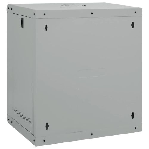 Мрежов кабинет със съхранение Сив 53 x 45 x 60 см Стомана