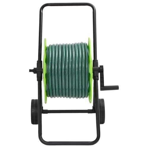 Макара за маркуч количка със зелен маркуч 0,75" 30 м PVC