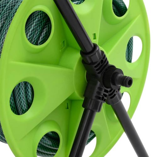 Макара за маркуч количка със зелен маркуч 0,75" 30 м PVC