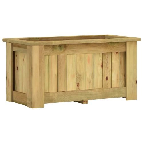 Повдигната леха, 100x50x50 см, импрегнирано борово дърво
