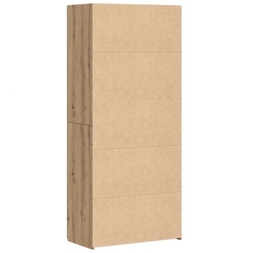 Висок шкаф 2 бр. Дъб 80 x 42 x 185 см