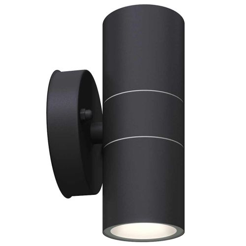 Външни LED лампи, 2бр, неръждаема стомана, насочени горе/долу