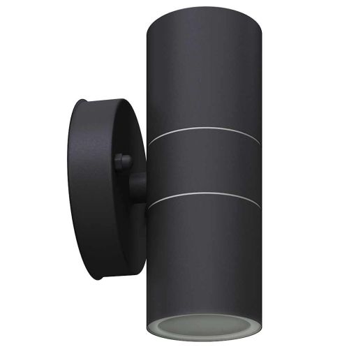 Външни LED лампи, 2бр, неръждаема стомана, насочени горе/долу