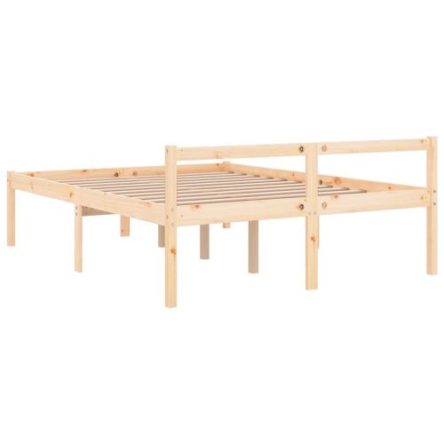 Легло за възрастни хора 120x200 см бор масив
