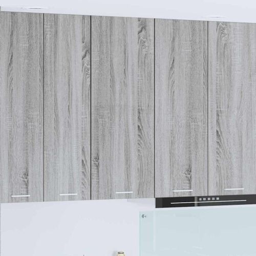 Висящ шкаф Сив Сонома 40 x 31 x 100 см Инженерна дървесина