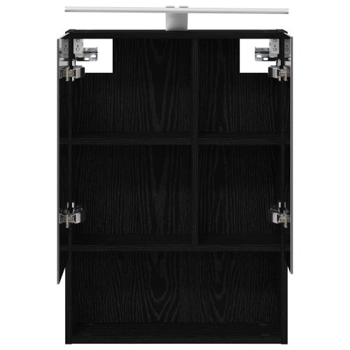 Шкаф с огледало за баня Черния дъб 50 x 14,5 x 70 см