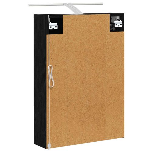 Шкаф с огледало за баня Черния дъб 50 x 14,5 x 70 см