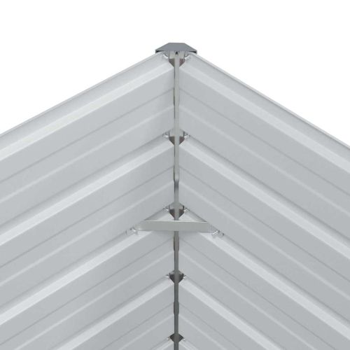 Градинска повдигната леха Светло кафяво 400 x 80 x 77 cm